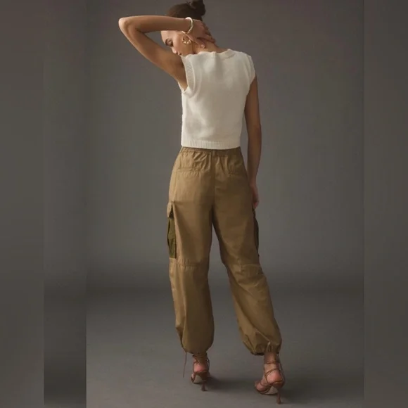 ANTHROPOLOGIE CARGO PARACHUTE PANTS! - Picture 8 of 10